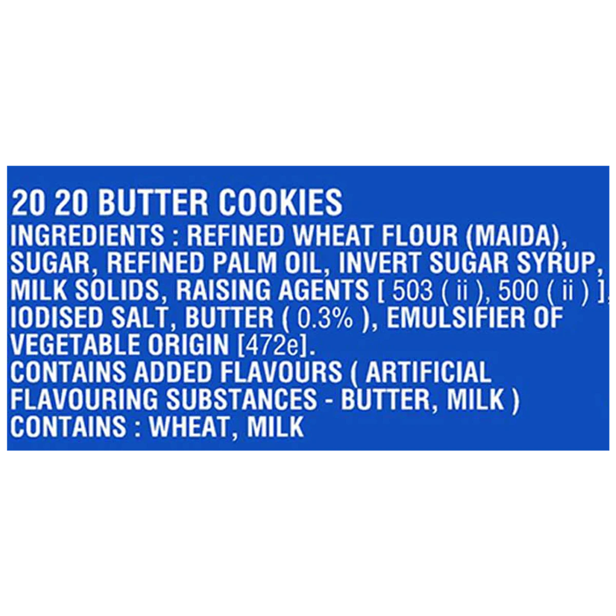 20-20 Butter Cookies