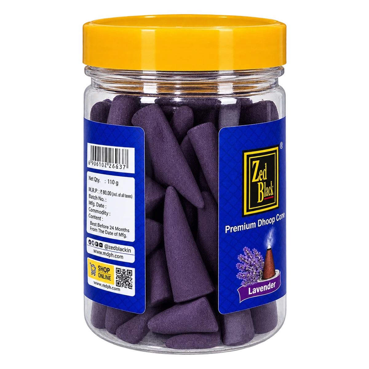 Lavender Premium Dhoop Cone