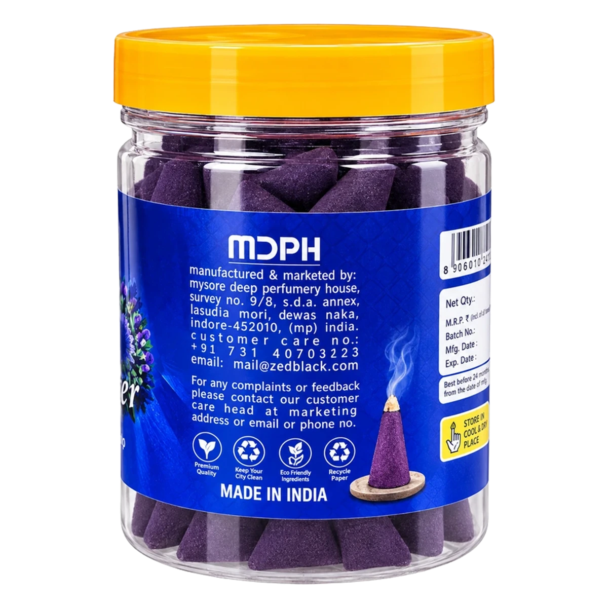 Lavender Premium Dhoop Cone