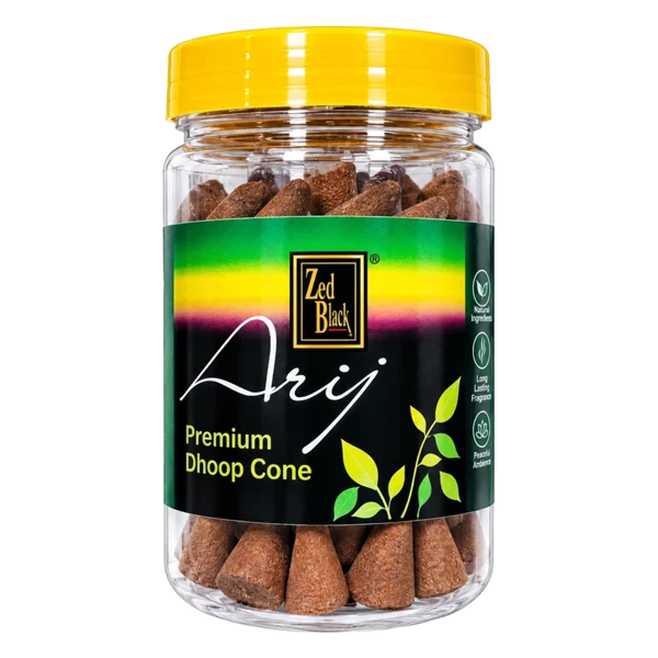 Zed Black Arij Premium Dhoop Cone