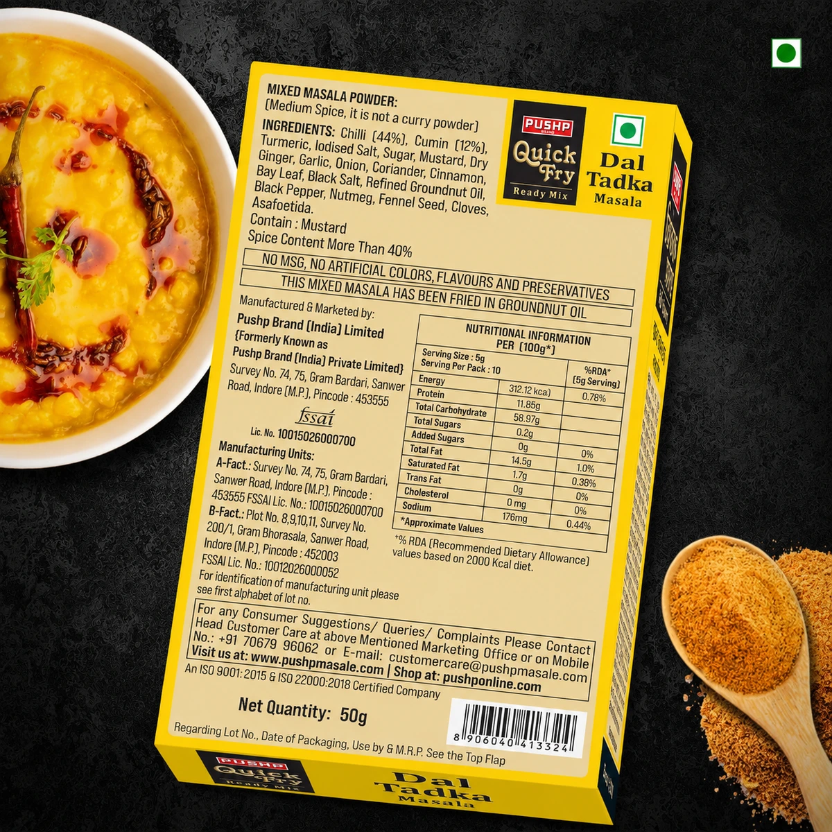 Quick Fry Dal Tadka Masala Powder
