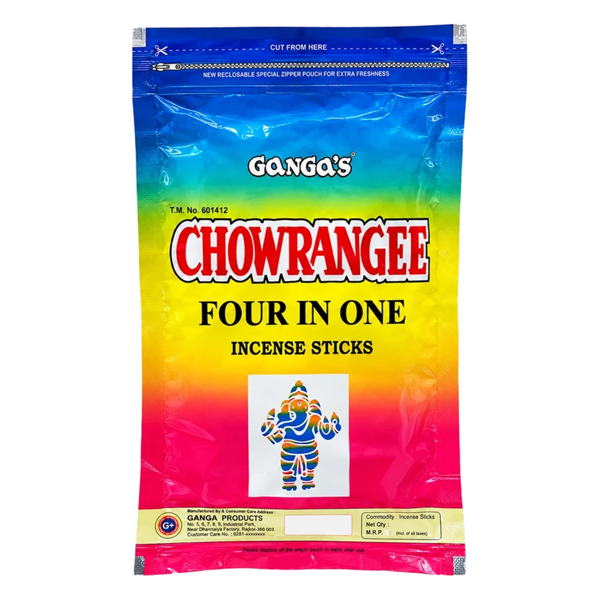 Chowrangee 4 in 1 Incense Sticks Agarbatti