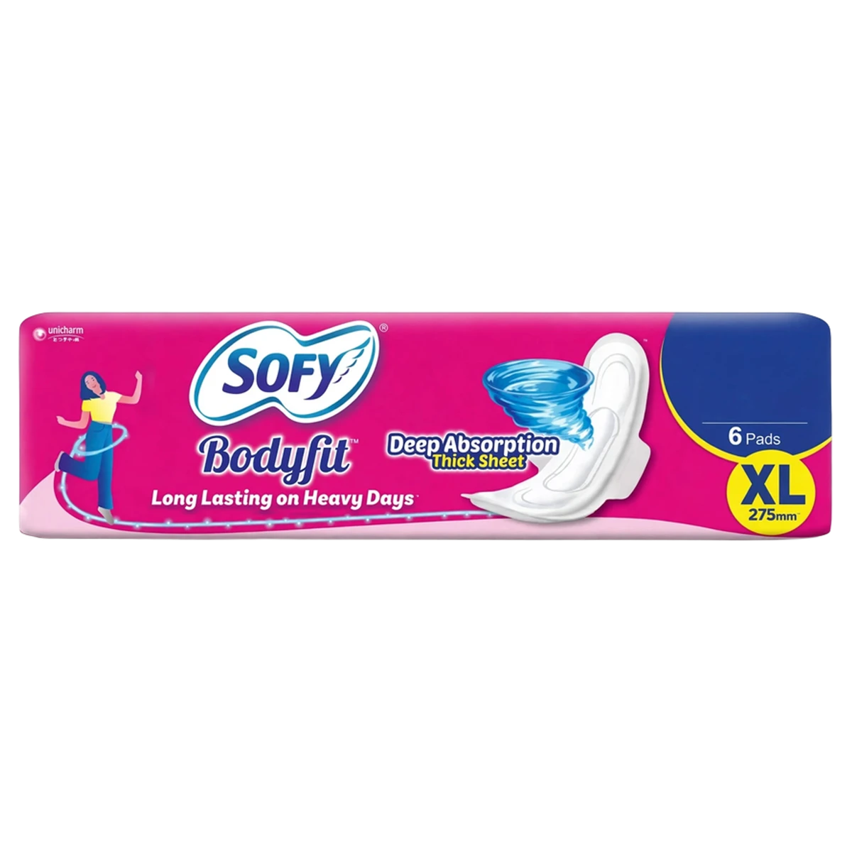 Bodyfit XL Sanitary Pads
