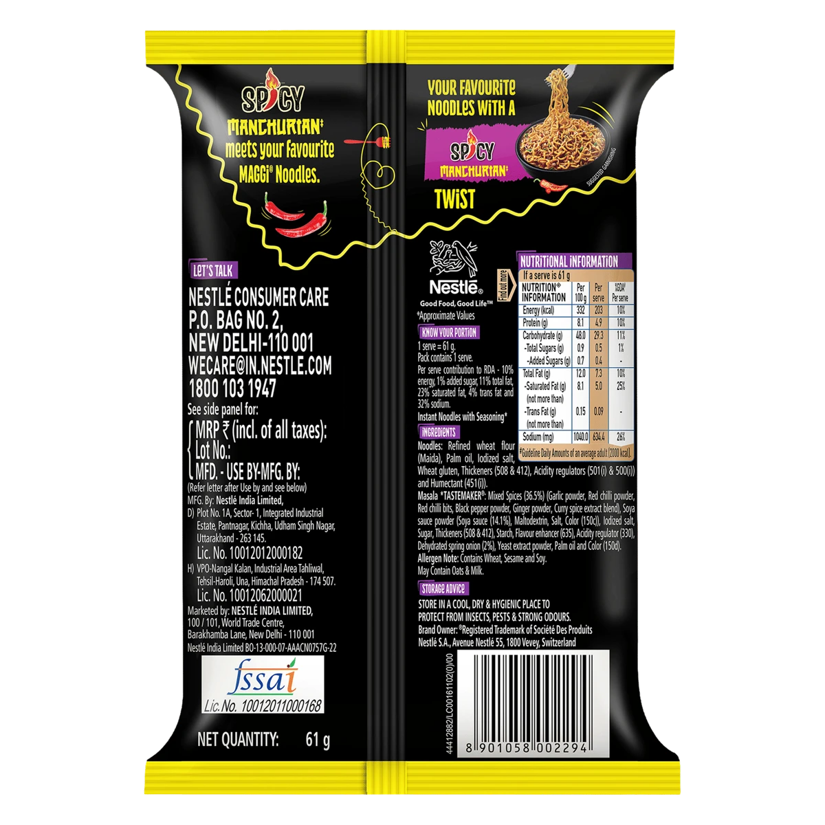 Maggi Spicy Manchurian Instant Noodles