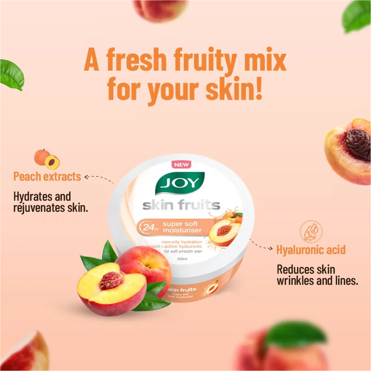 Peach Skin Fruits Soft Moisturiser