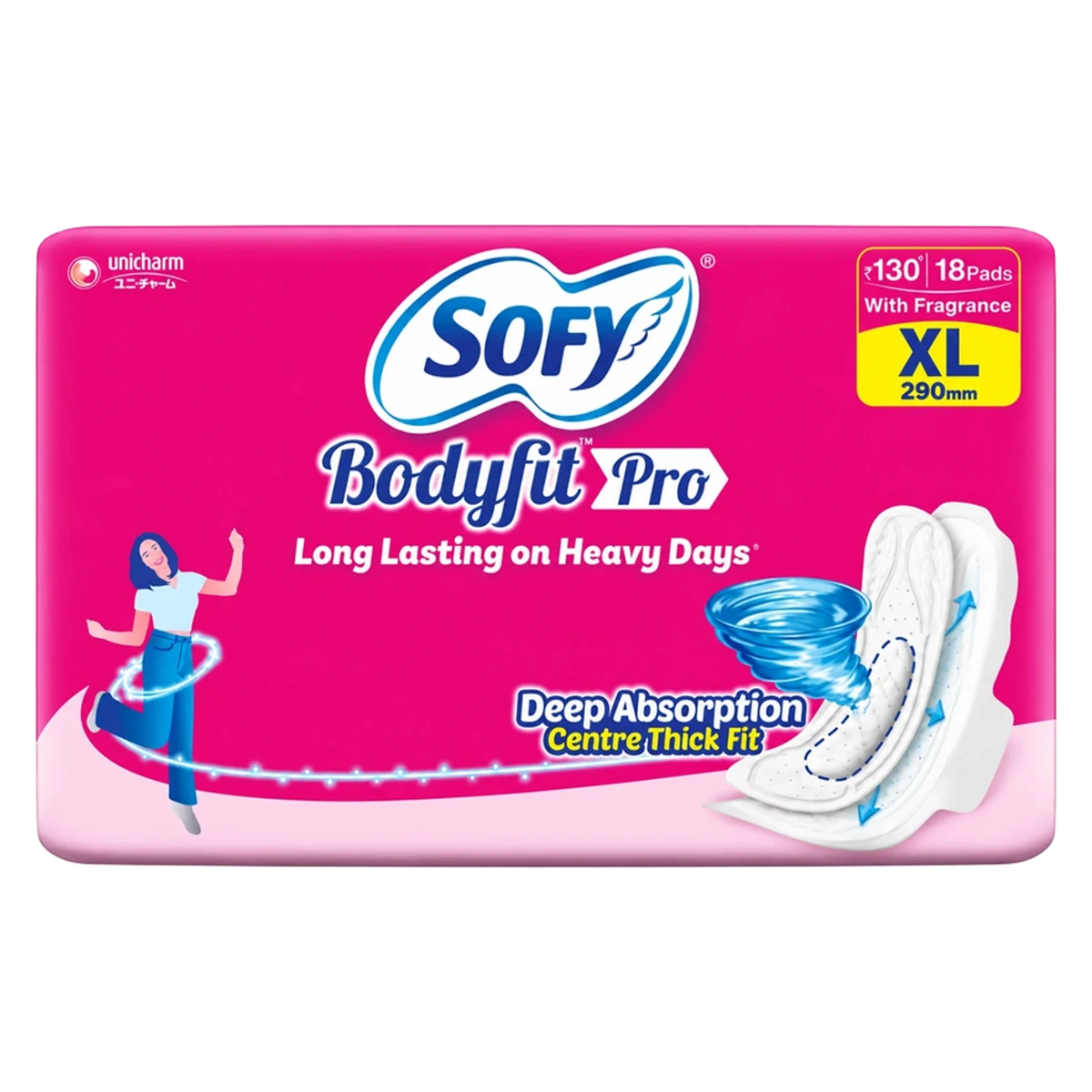 Bodyfit Pro XL Sanitary Pads
