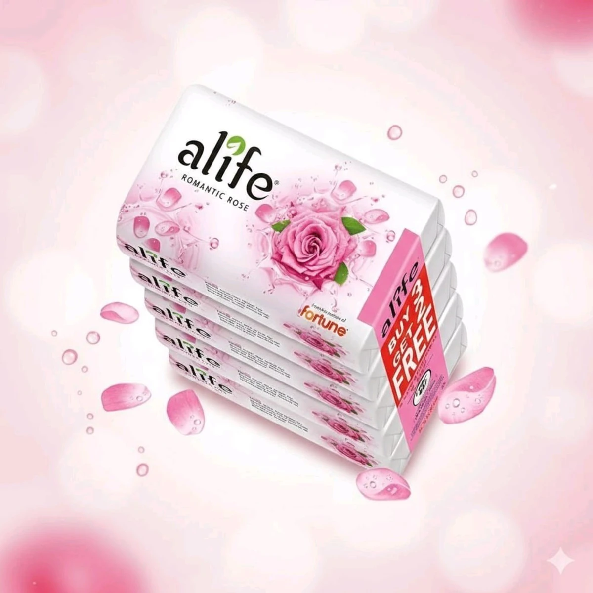 Romantic Rose Soap SET