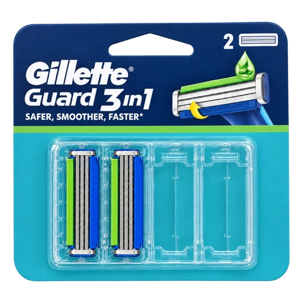 Gillette Guard 3 in 1 Men's Razor Cartridges