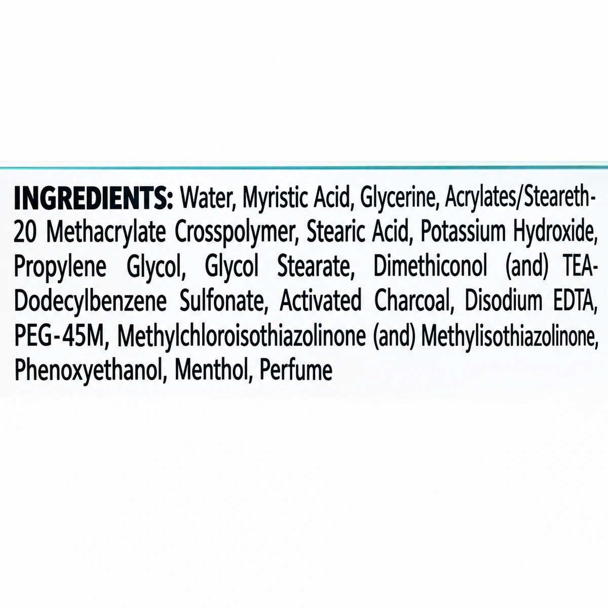 Activated Charcoal Facewash