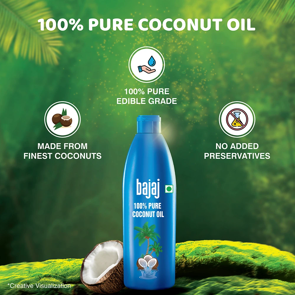 100% Pure Coconut Hair Oil