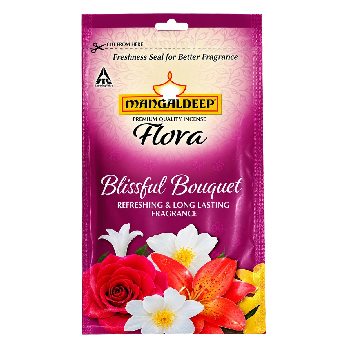 Flora Blissful Bouquet Refreshing & Long Lasting Fragrance Agarbatti