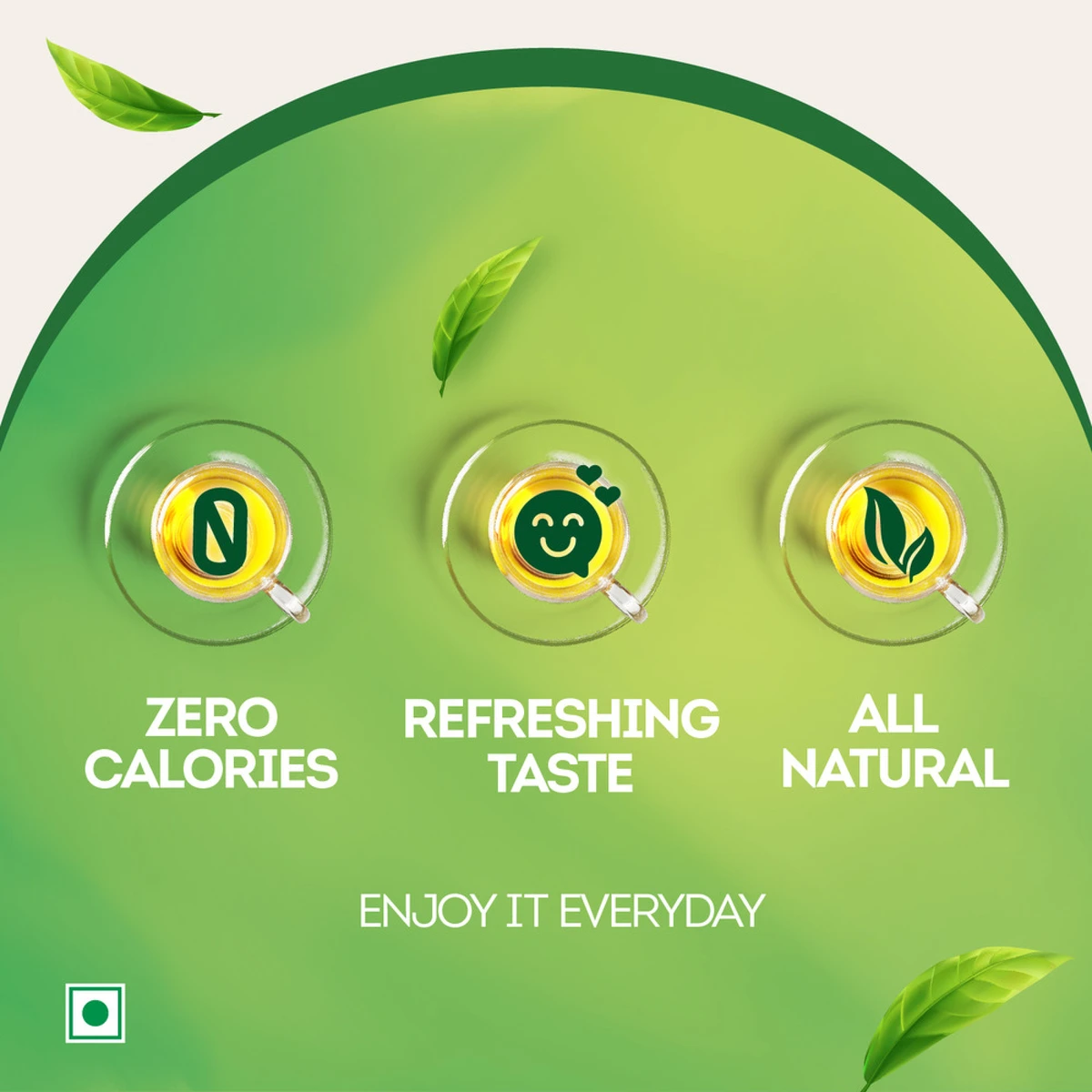 Clear & Light Green Tea Bags