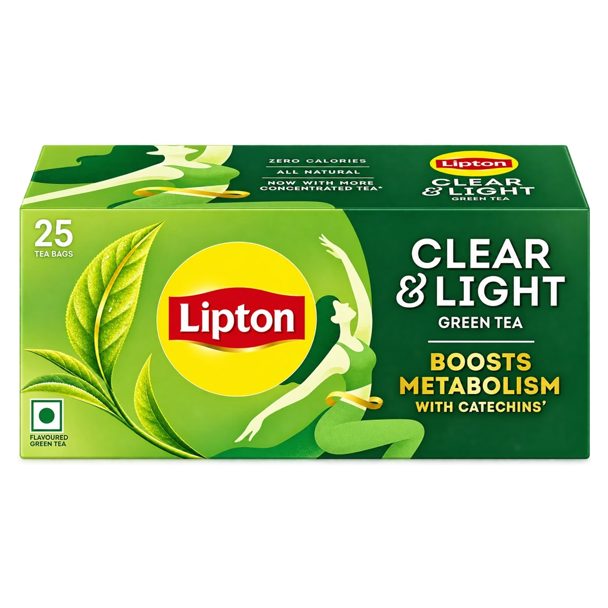 Clear & Light Green Tea Bags