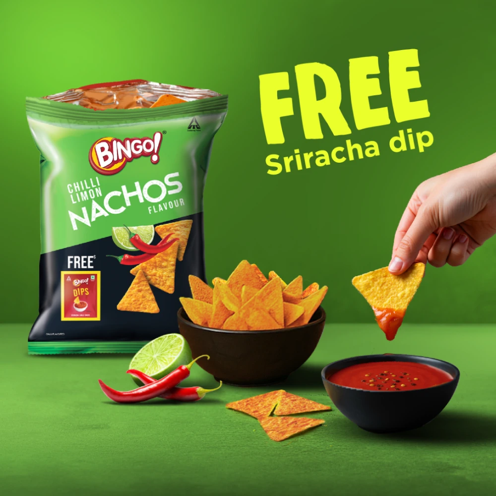 Chilli Limon Nachos with Free Dip