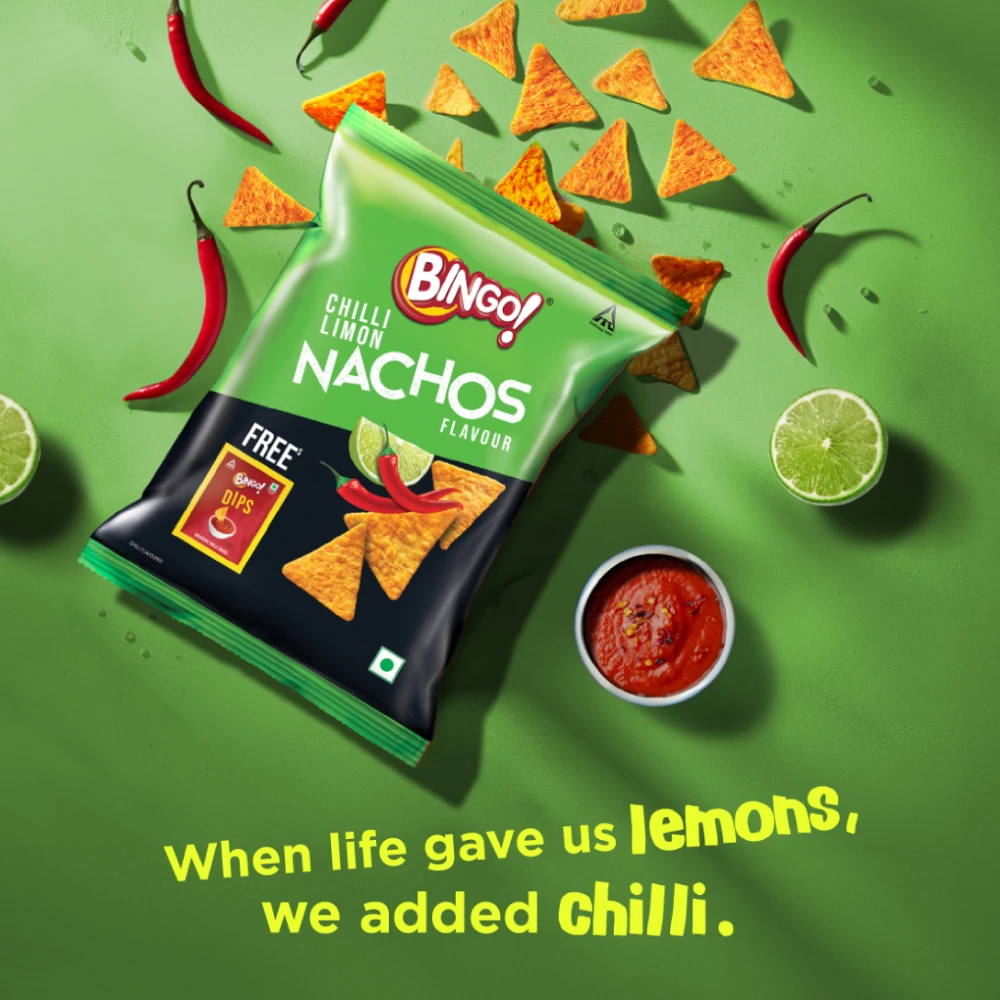 Chilli Limon Nachos with Free Dip