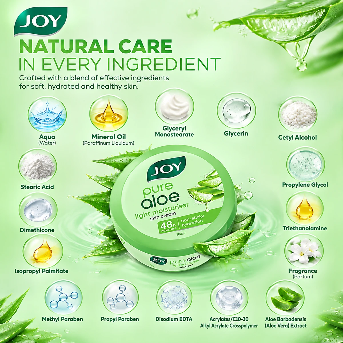 Pure Aloe Light Moisturiser
