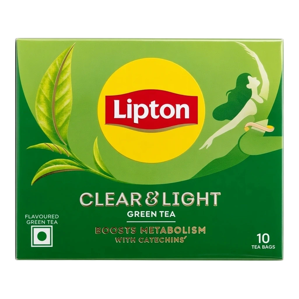 Clear and Light Green Tea Bags