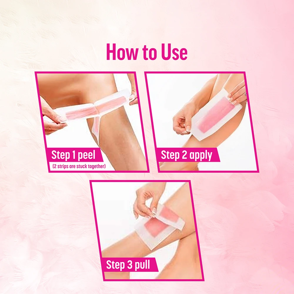 Professional Ready-to-use Wax Strips for Dry Skin