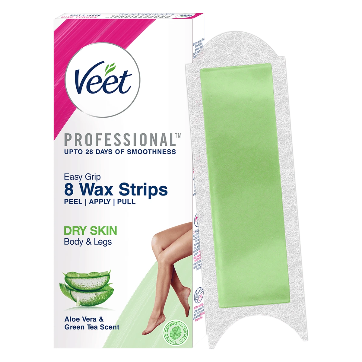 Professional Ready-to-use Wax Strips for Dry Skin