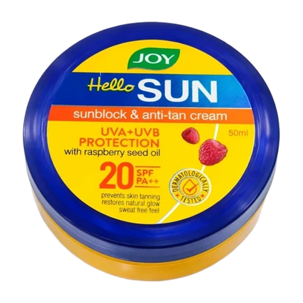 Joy Hello Sunblock & Anti-Tan SPF 20 PA++ Sunscreen Cream