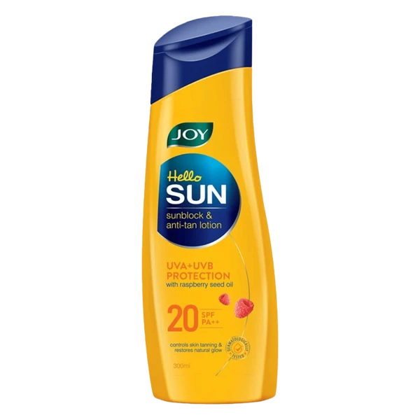 Joy Hello Sunblock & Anti-Tan SPF 20 PA++ Sunscreen Lotion