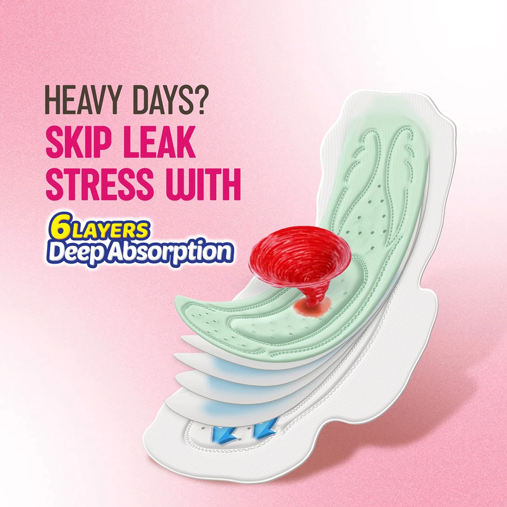 Anti Bacteria XXL Sanitary Pads