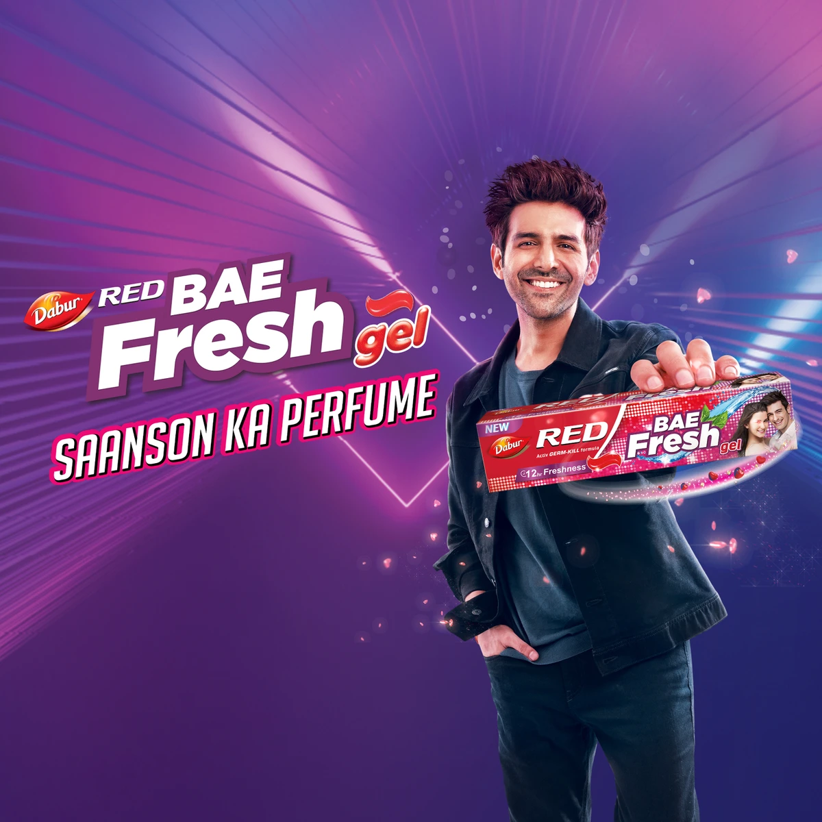 Red Bae Fresh Gel Toothpaste with Free Toothbrush