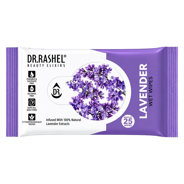 Dr. Rashel Lavender Face Wet Wipes