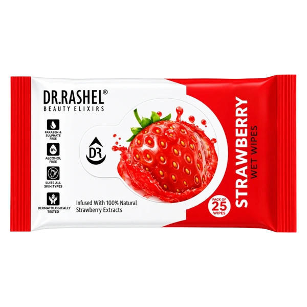 Dr. Rashel Strawberry Wet Wipes