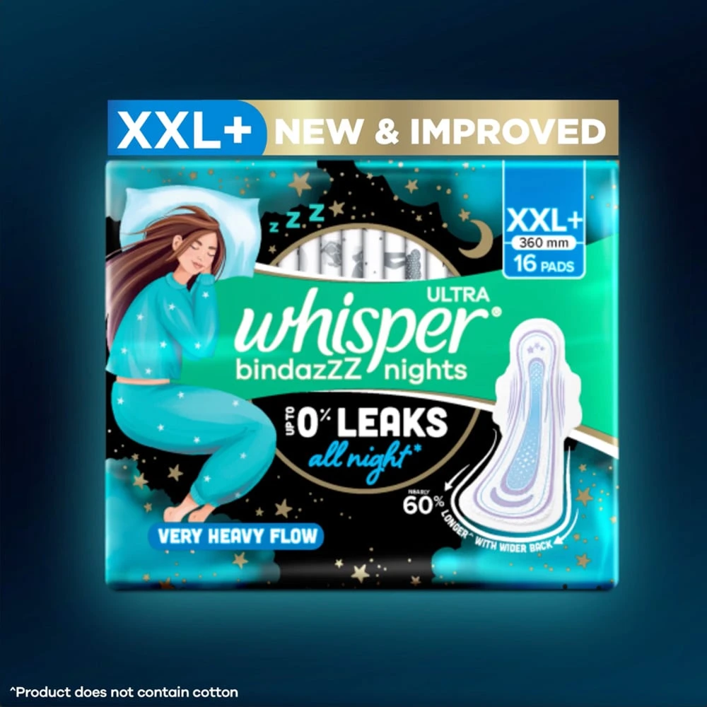 Ultra Bindazzz Nights XXL+ Sanitary Pads