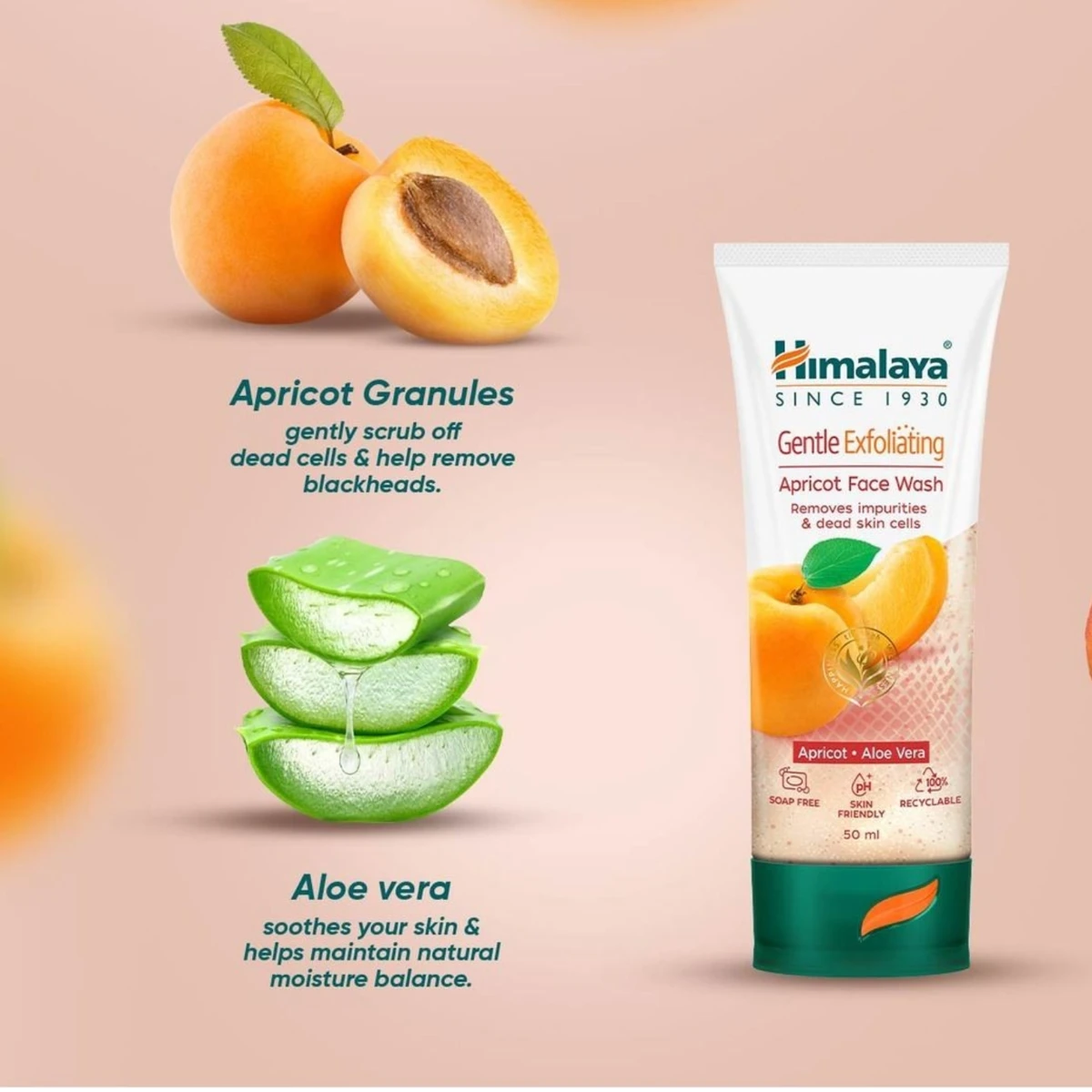 Gentle Exfoliating Apricot Facewash