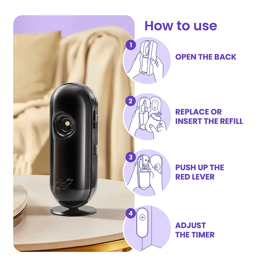 Aer Matic Violet Valley Bloom Home Freshener