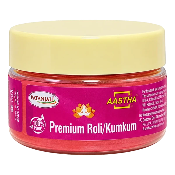 Patanjali Aastha Premium Roli Kumkum