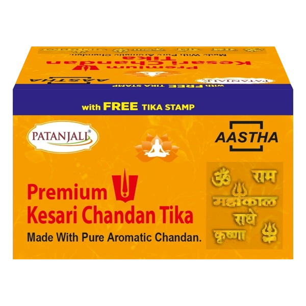 Patanjali Aastha Premium Kesari Chandan Tika