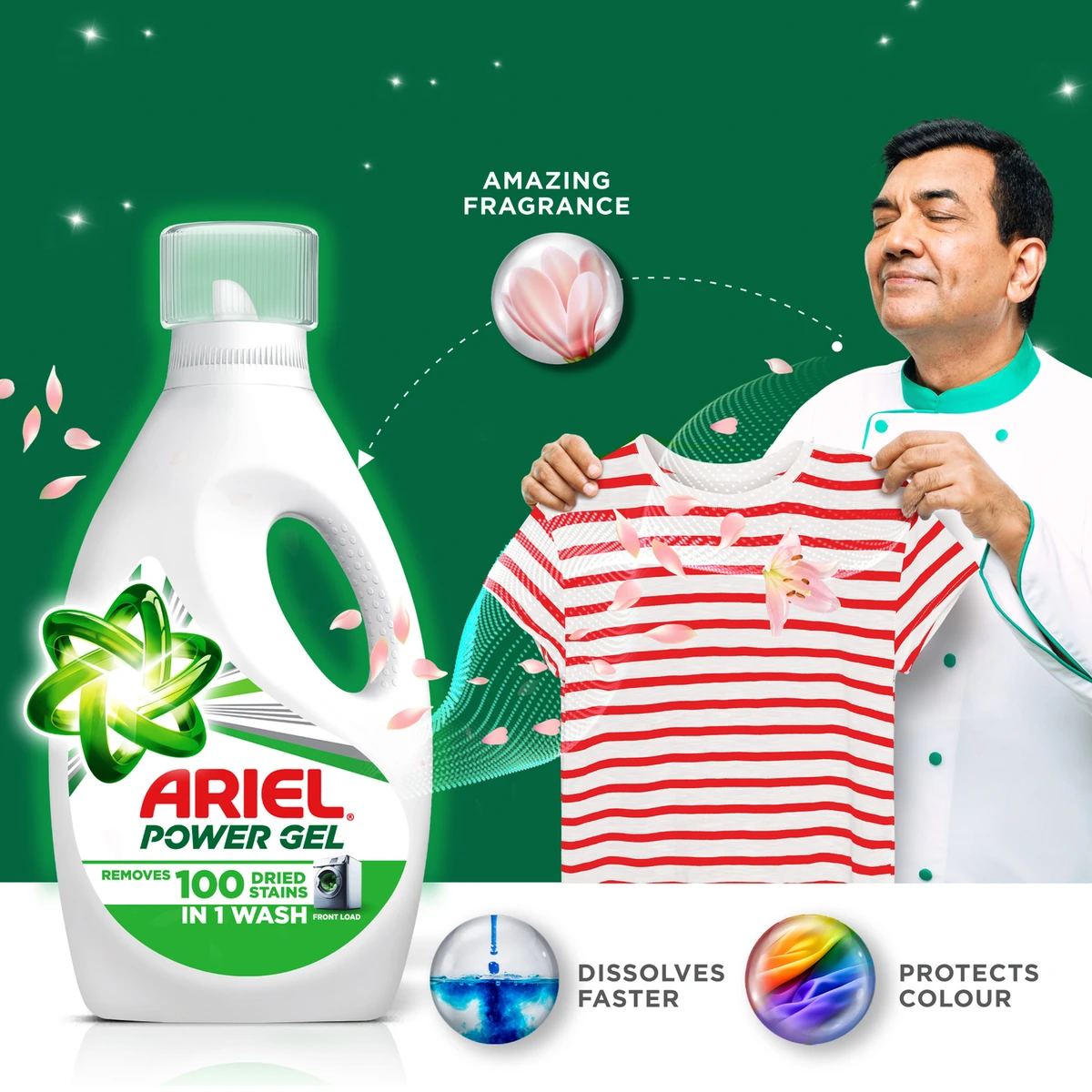 Power Gel Front Load Liquid Detergent