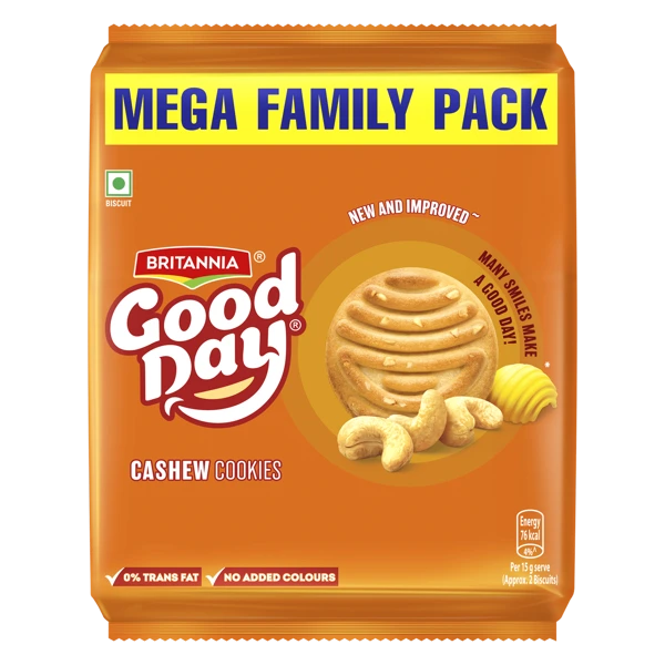 Britannia Good Day Rich Cashew Cookies
