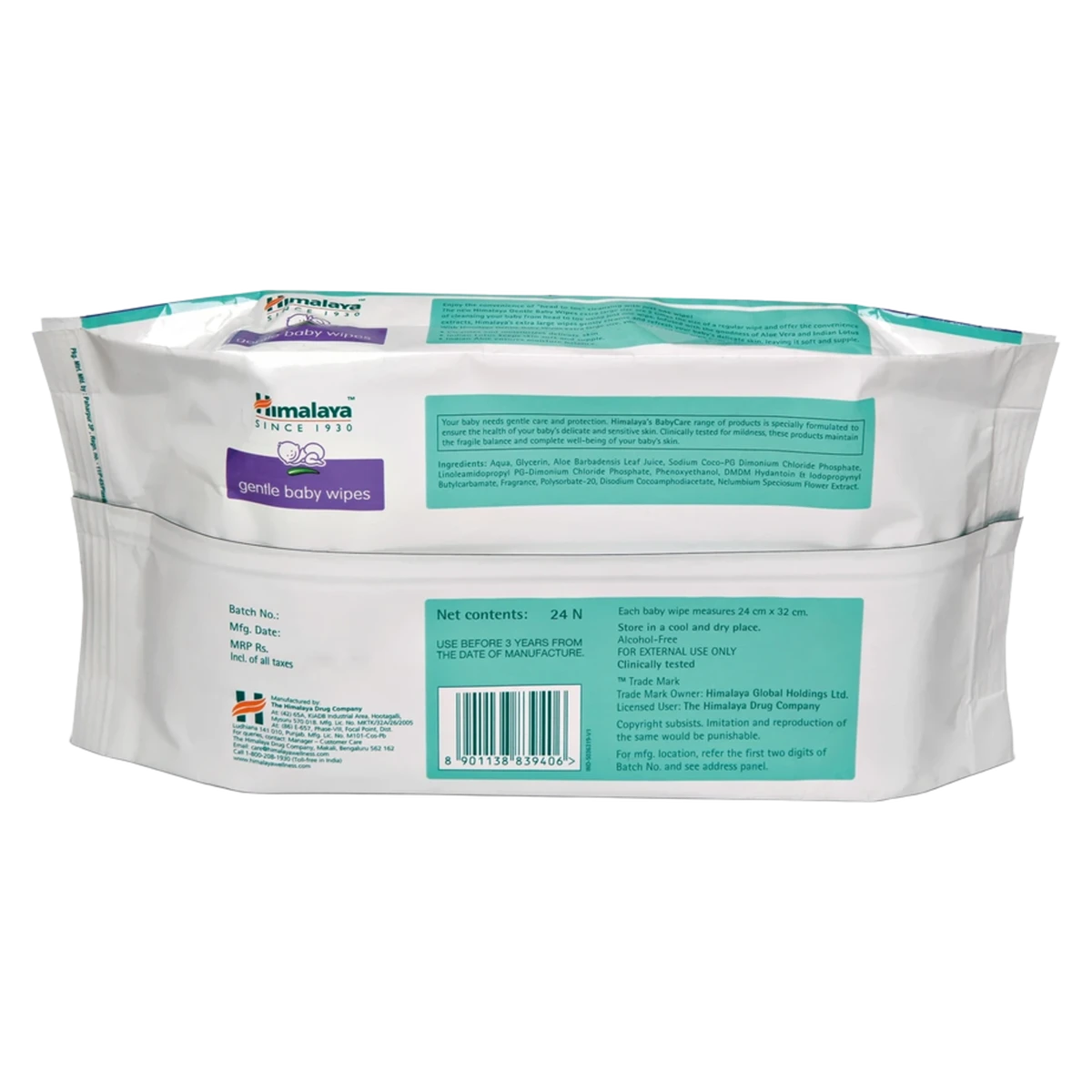 Gentle Baby Wipes for Normal Skin