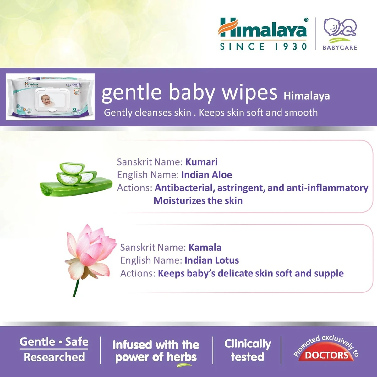 Gentle Baby Wipes for Normal Skin