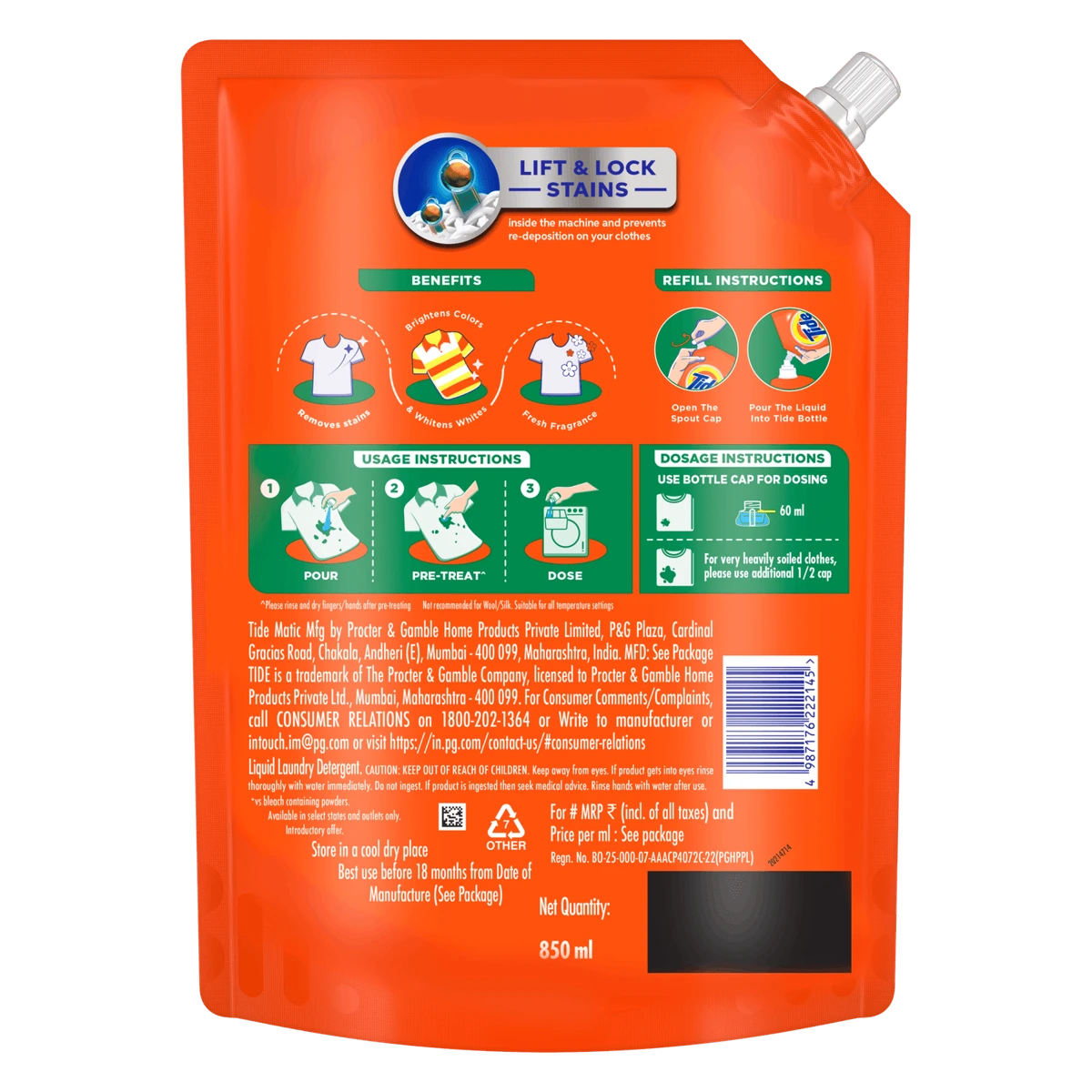 Matic Front Load Liquid Detergent