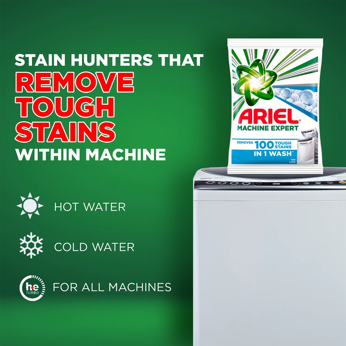 Machine Expert Top Load Detergent Powder