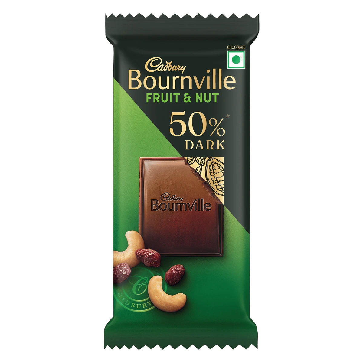 Bournville Fruit & Nut 50% Dark Chocolate Bar