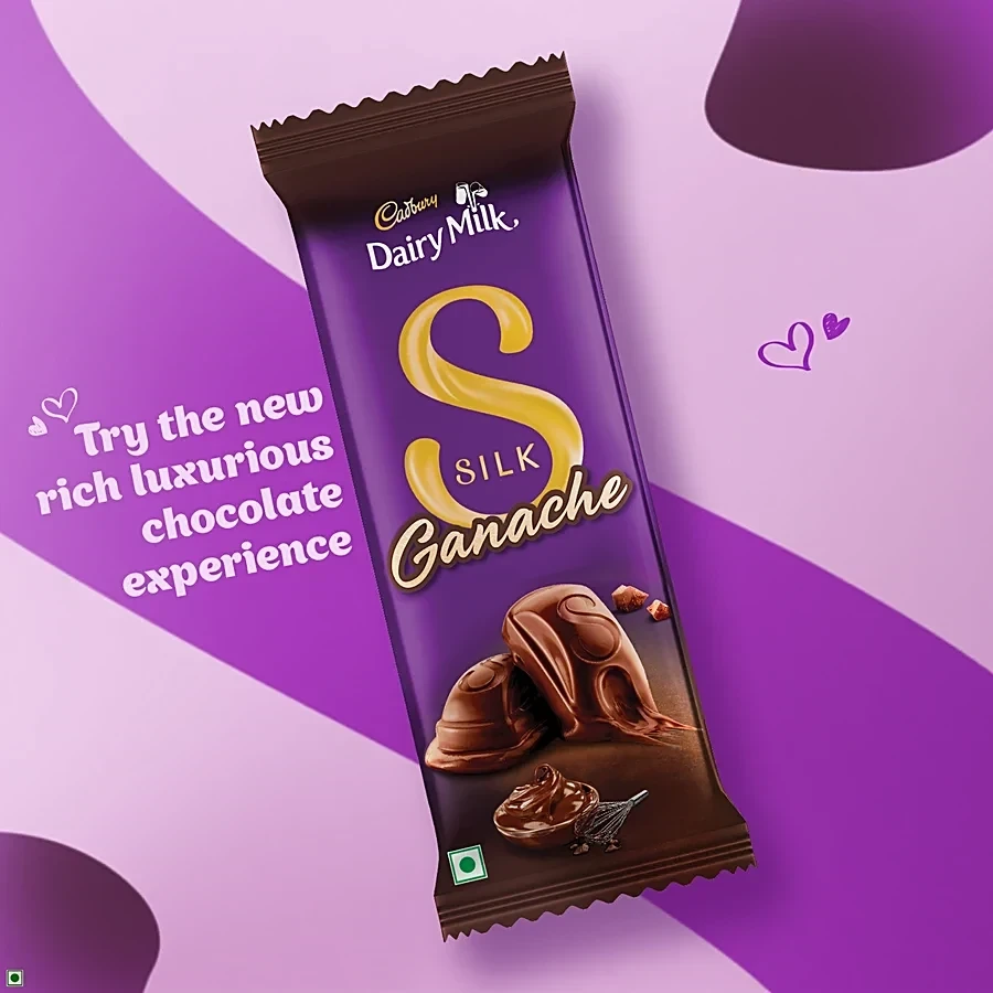 Dairy Milk Silk Ganache Chocolate Bar