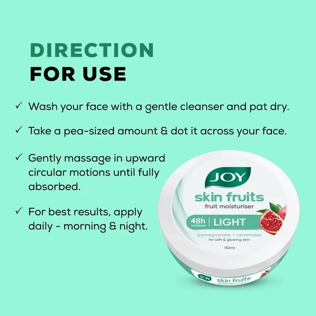 Skin Fruits Fast Absorbing Light Moisturiser