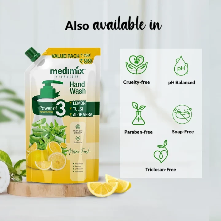 Lemon Tulsi & Aloevera Handwash