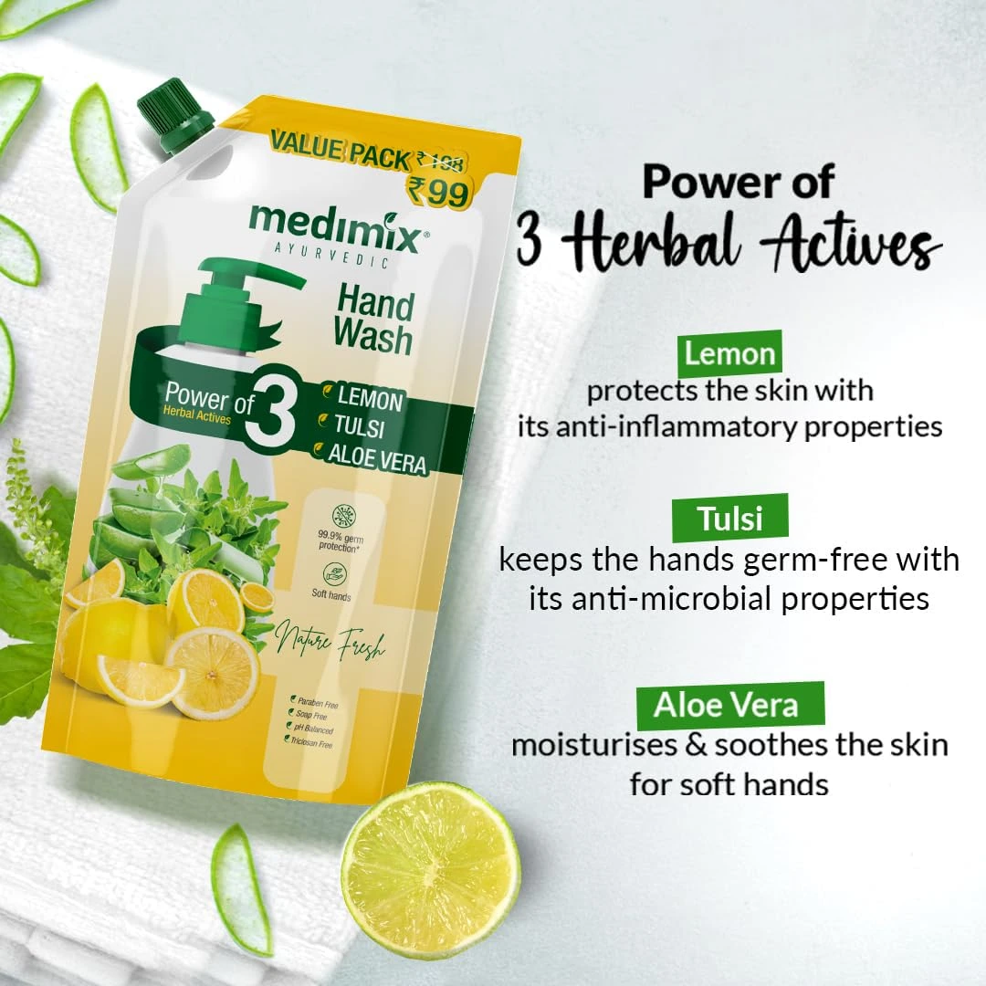 Lemon Tulsi & Aloevera Handwash