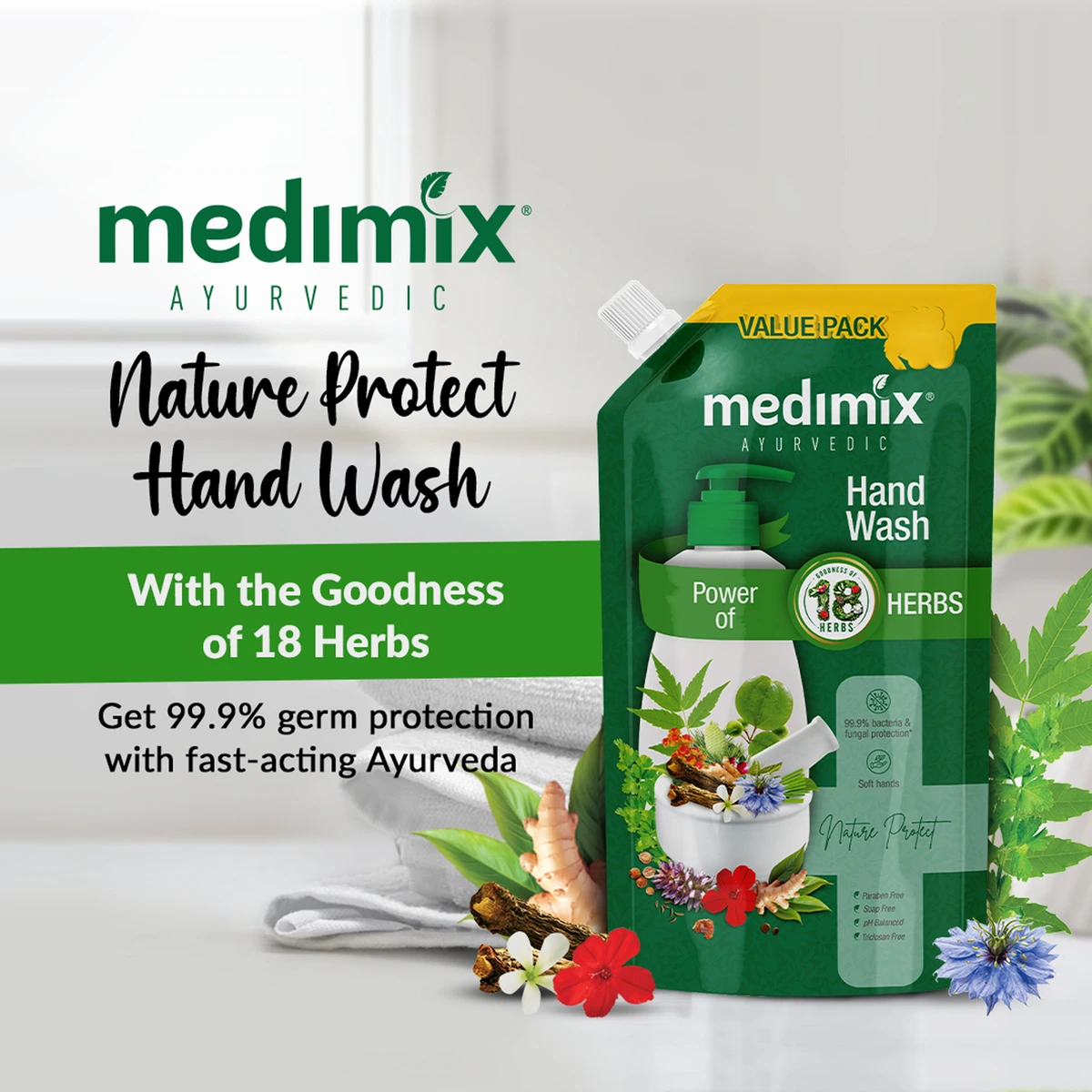 Power of 18 Herbs Handwash Refill