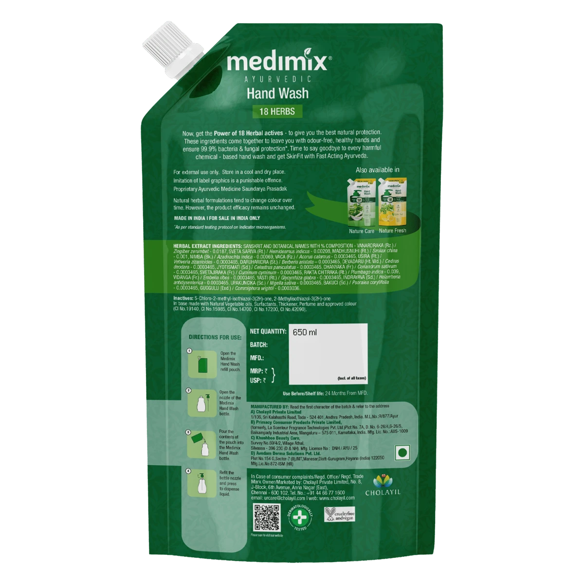 Power of 18 Herbs Handwash Refill