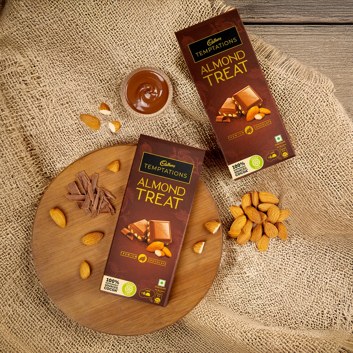Temptations Almond Treat Chocolate Bar