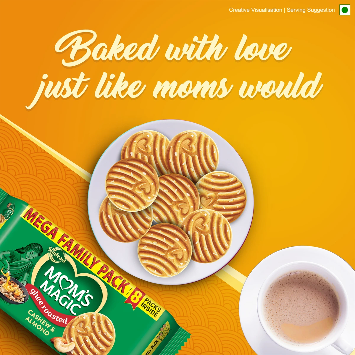 Mom's Magic Ghee Roasted Cashew & Almond Cookies