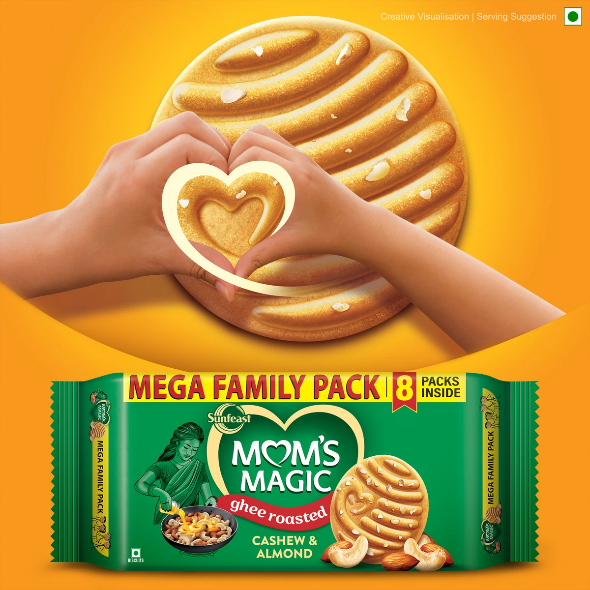 Mom's Magic Ghee Roasted Cashew & Almond Cookies